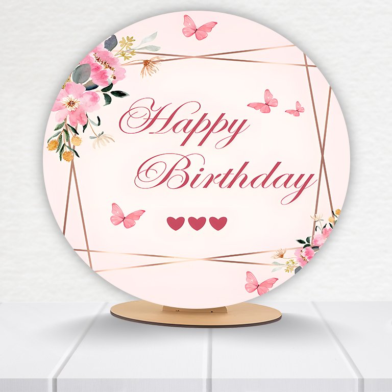 Painel Redondo Aniversário 50x50 - Imagem 13