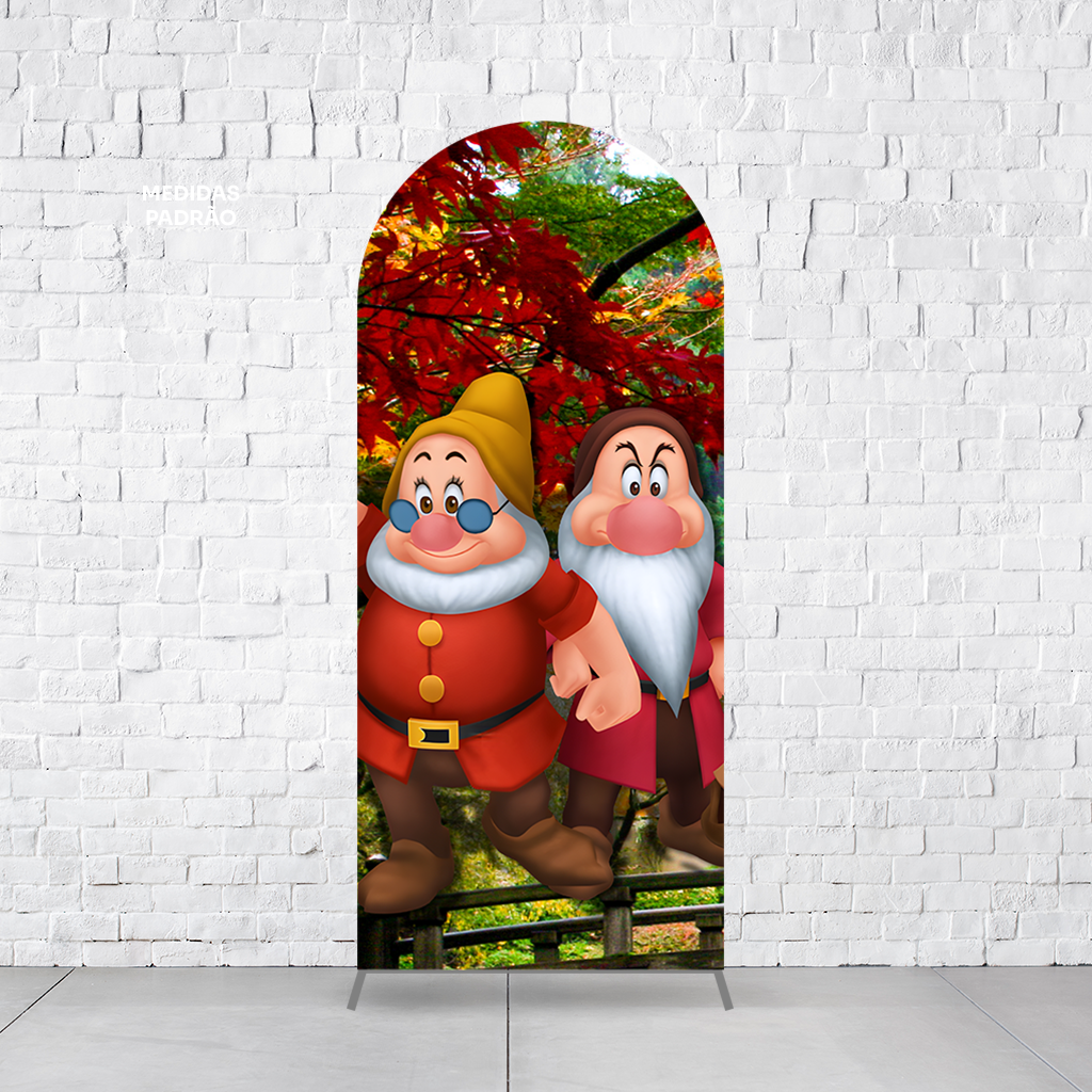 Painel Arco Romano Branca De Neve - Imagem 2