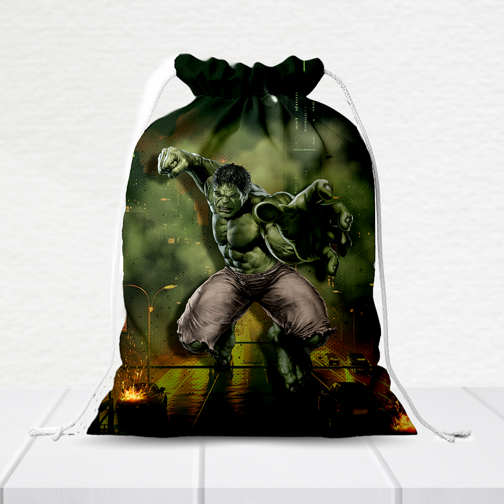 Sacolinha Personalizada Hulk 20Cm X 15Cm