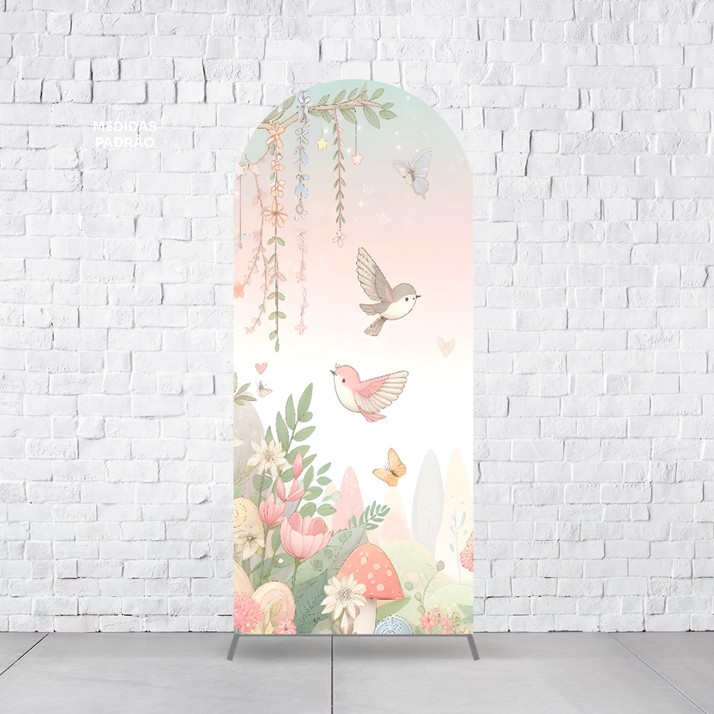 Painel Arco Romano Jardim Encantado