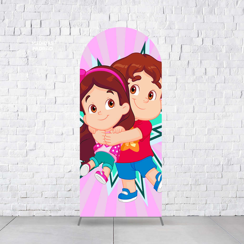 Painel Arco Romano Maria Clara E JP - Imagem 3