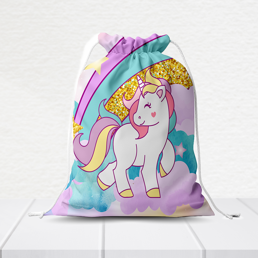 Sacolinha Personalizada Unicórnio 20Cm X 15Cm