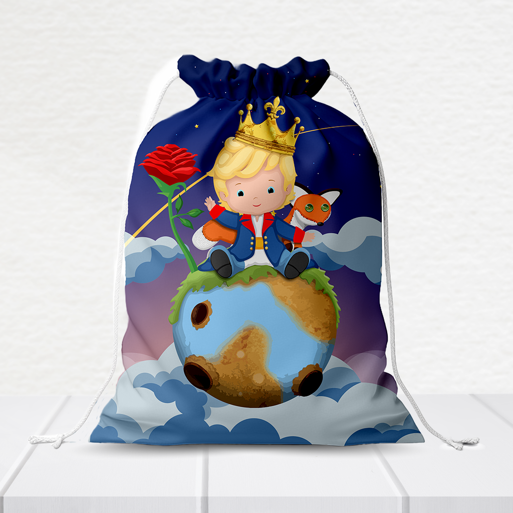 Sacolinha Personalizada Pequeno Príncipe 20Cm X 15Cm
