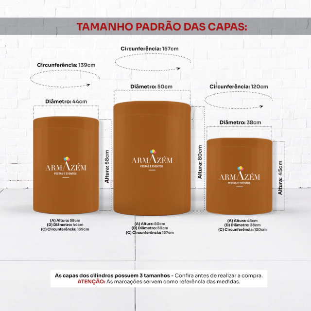 Trio de Cilindros Para Festas Monstros S.A. Em Tecido Helanca C/Elástico - Imagem 1