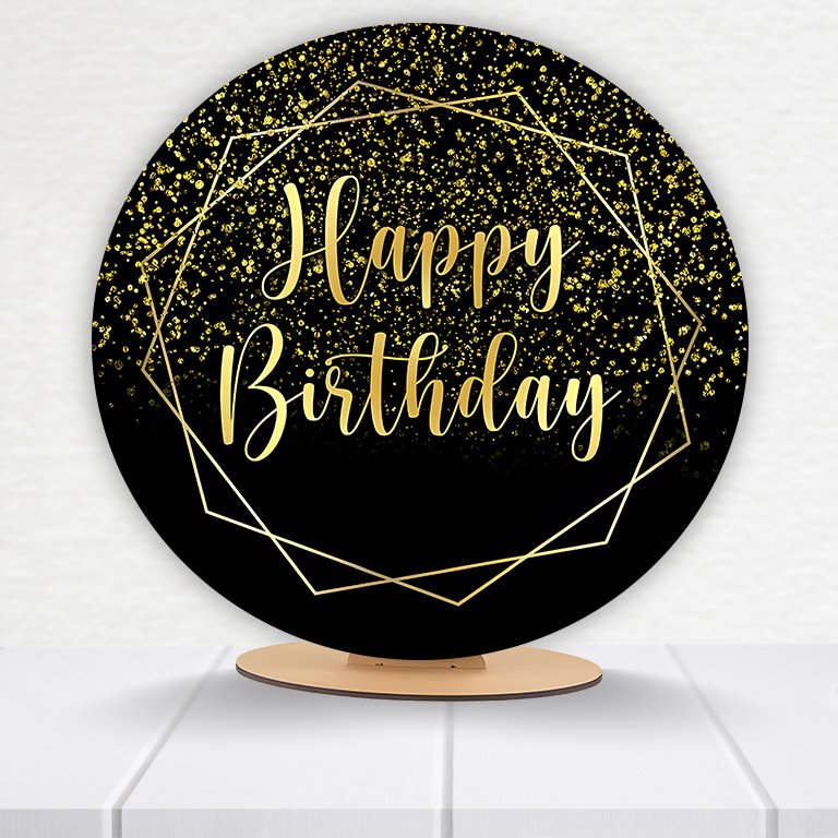 Painel Redondo Aniversário 50x50cm - Imagem 18