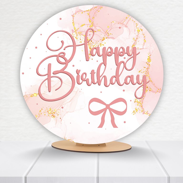 Painel Redondo Aniversário 50x50cm - Imagem 3
