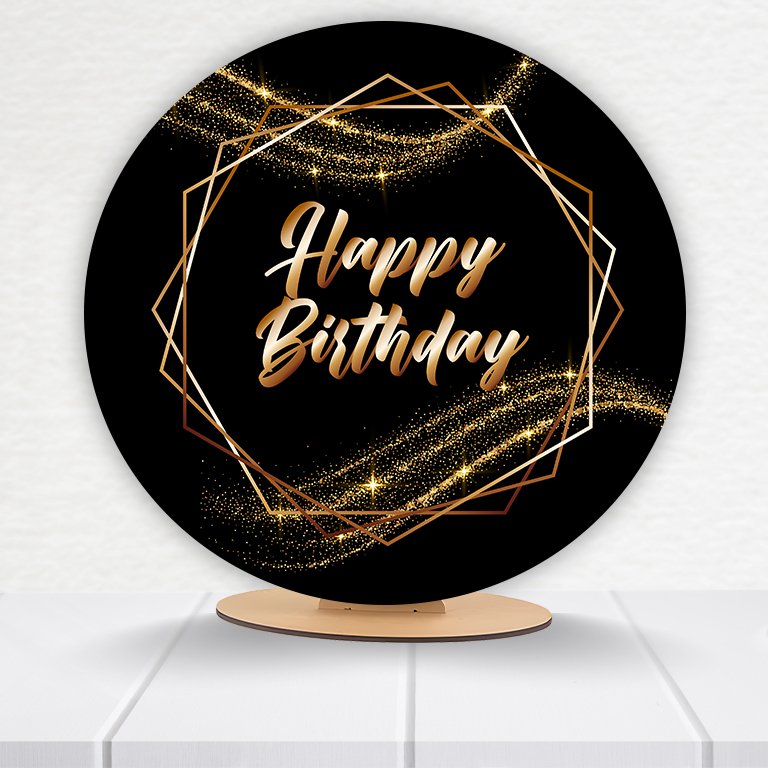 Painel Redondo Aniversário 50x50cm  PAINEL204 - Imagem 13