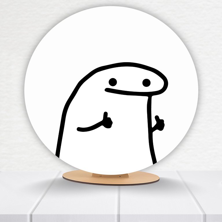 Painel Redondo Flork 50x50cm