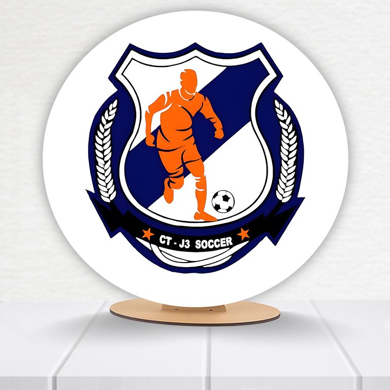 Painel Redondo Futebol 50x50cm - Imagem 12