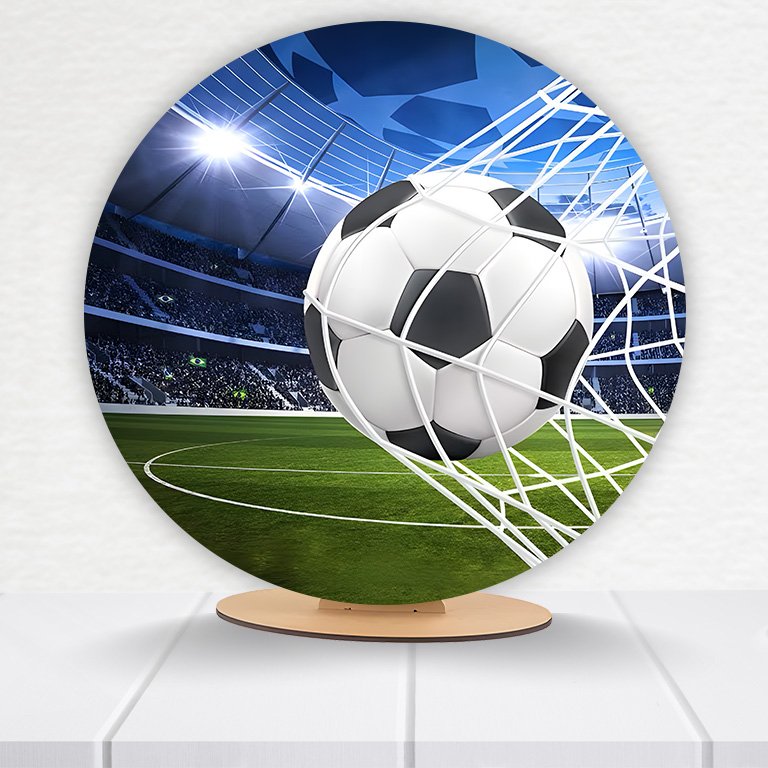 Painel Redondo Futebol 50x50cm - Imagem 5
