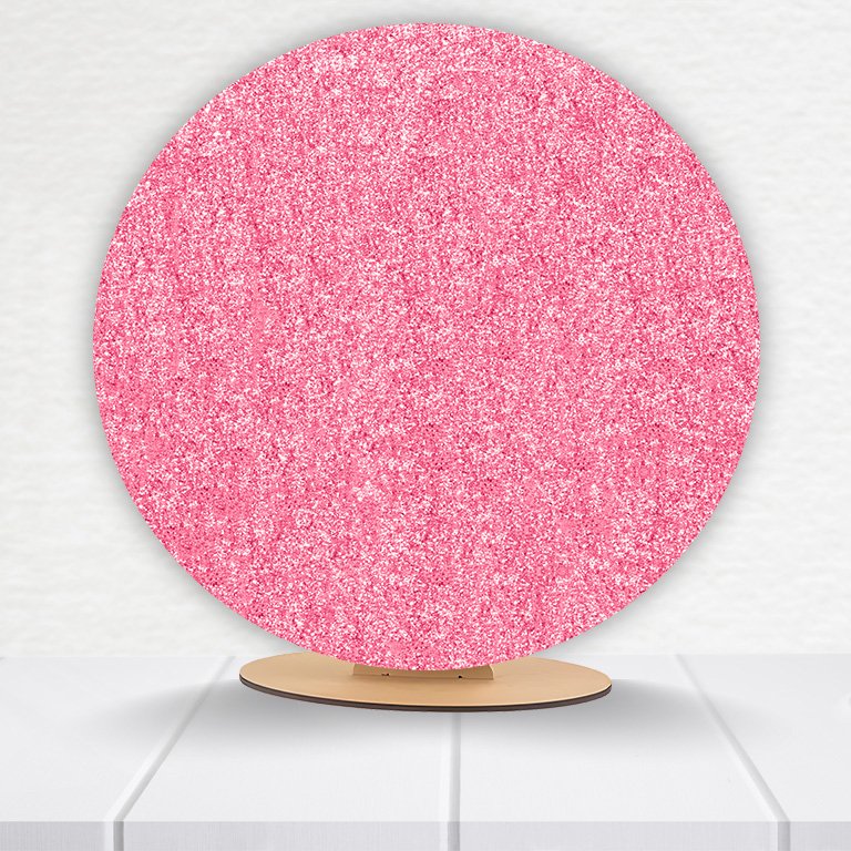 Painel Redondo Glitter 50x50cm - Imagem 4