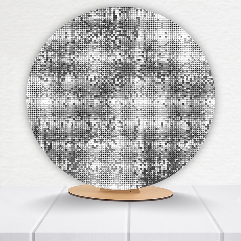 Painel Redondo Glitter 50x50cm  PAINEL190 - Imagem 16