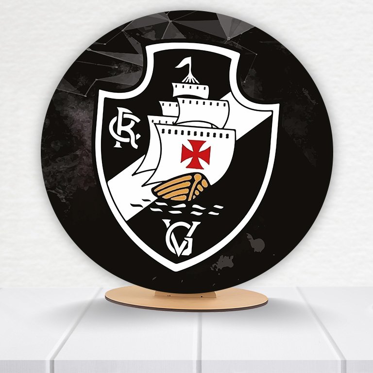 Painel Redondo Vasco 50x50cm