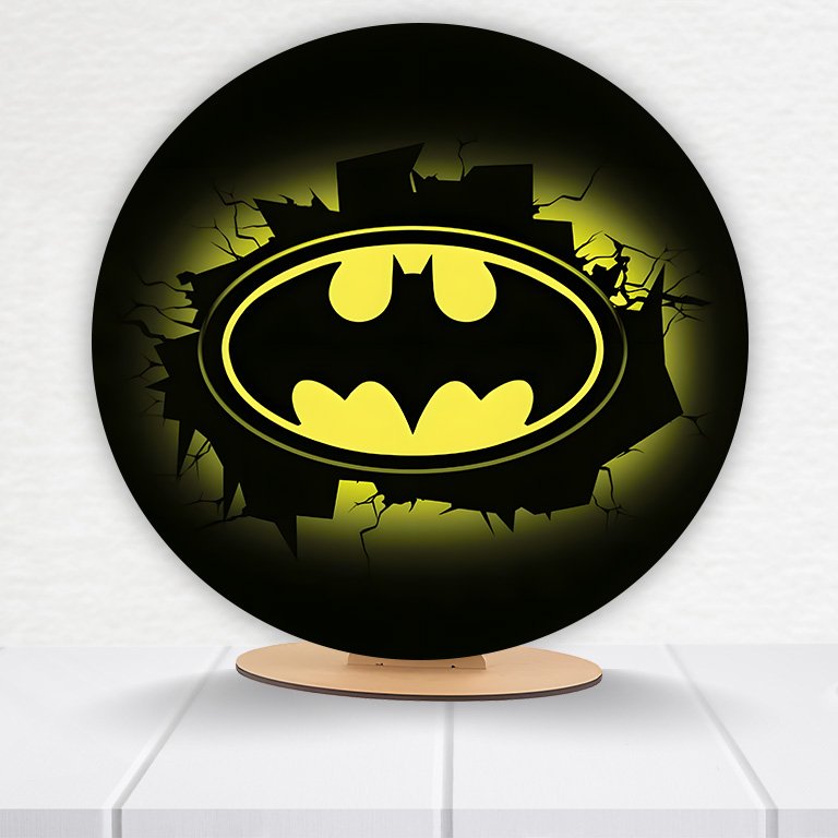 Painel Redondo Batman 50x50cm  PAINEL169 - Imagem 11