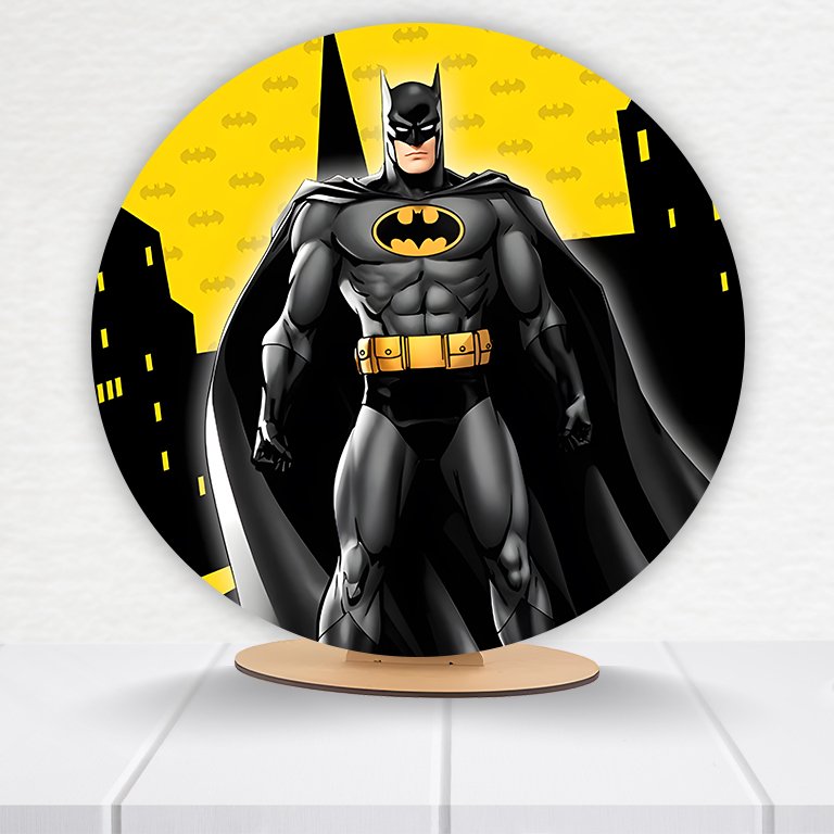 Painel Redondo Batman 50x50cm  PAINEL169 - Imagem 3