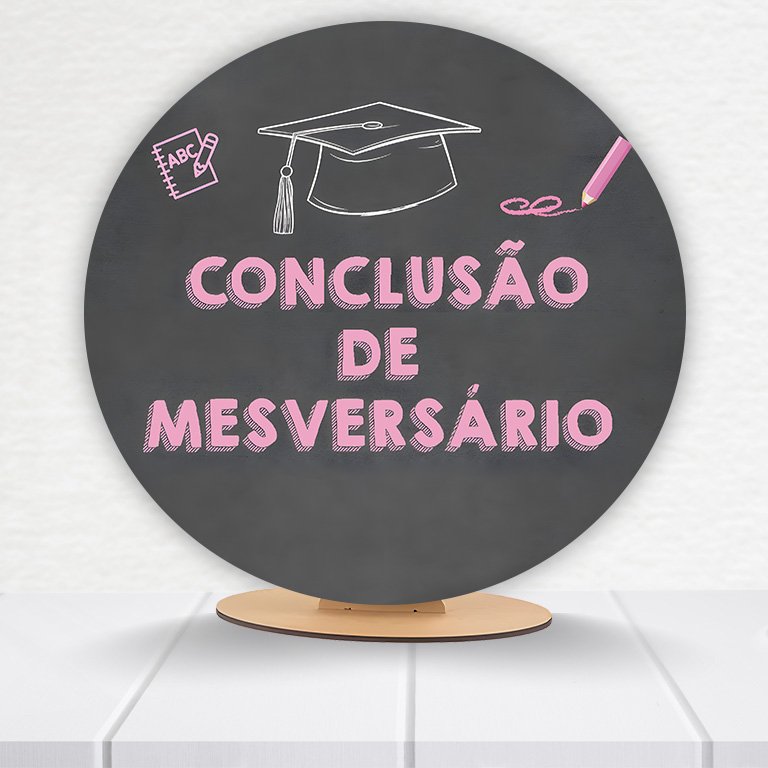 Painel Redondo Mêsversário 50x50cm - Imagem 2